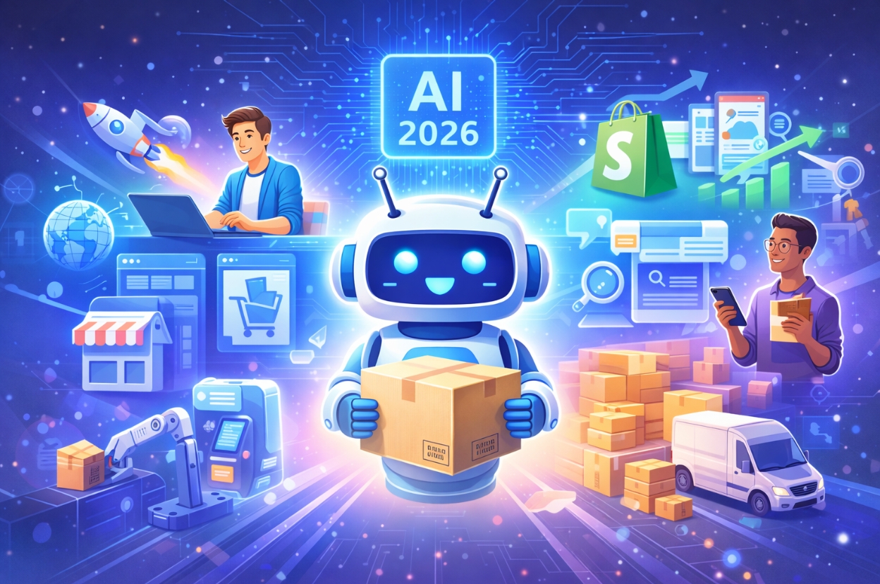 How AI Is Transforming eCommerce in 2026: Opportunities for Resellers, Dropshippers, and Wholesale Businesses