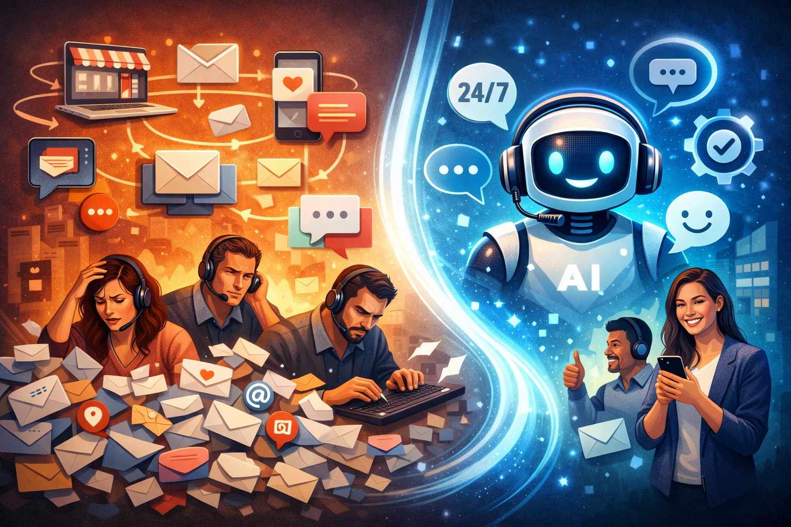 How Multichannel Selling Multiplies Your Customer Support Volume (And How AI Fixes It)