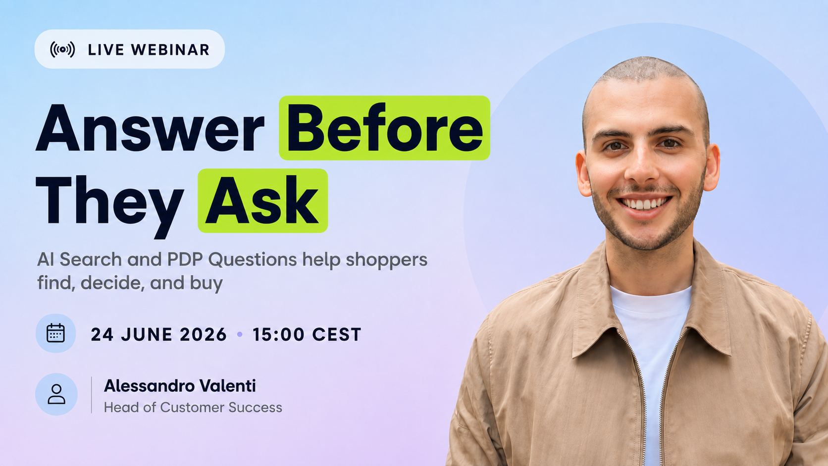 Answer before they ask: how AI search and PDP questions help shoppers find, decide, and buy