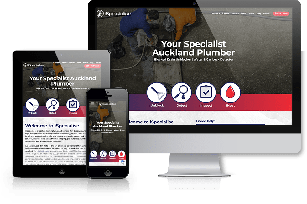iSpecialise webiste screenshot