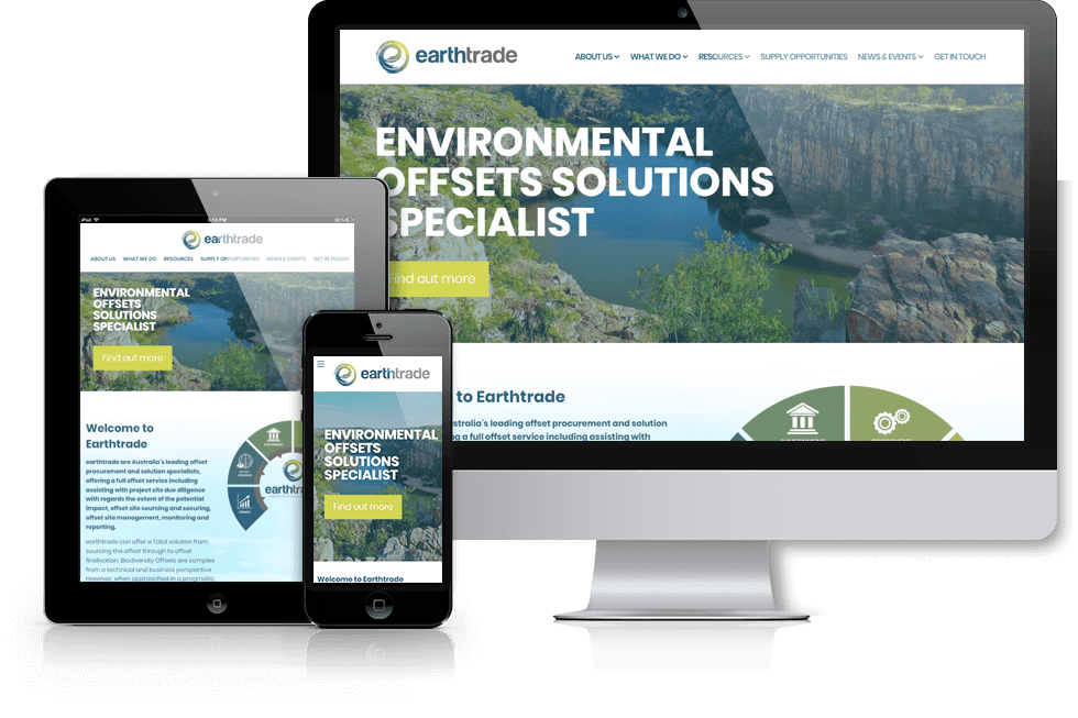 earthtrade webiste screenshot