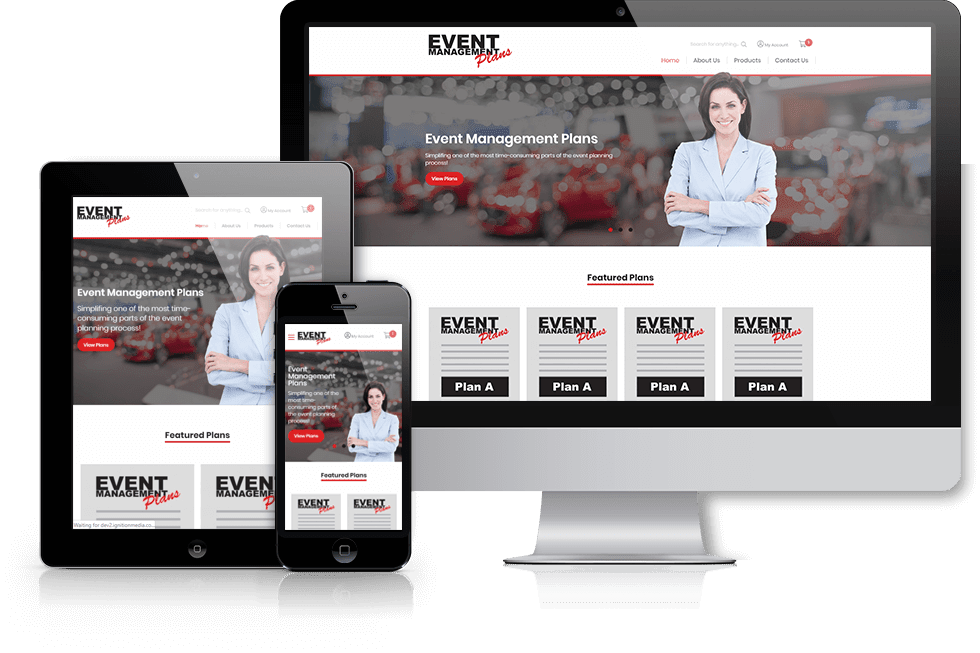 Event Management Plans webiste screenshot