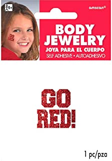 go-red-glitter-body-jewelry-24-ct