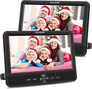 fangor-10-dual-car-dvd-player-portable-headrest-cd-players-with-2-mounting-brackets-5-hours-rechargeable-battery-last-memory-free-regions-usbsd-card-reader-av-outin-1-player-1-screen