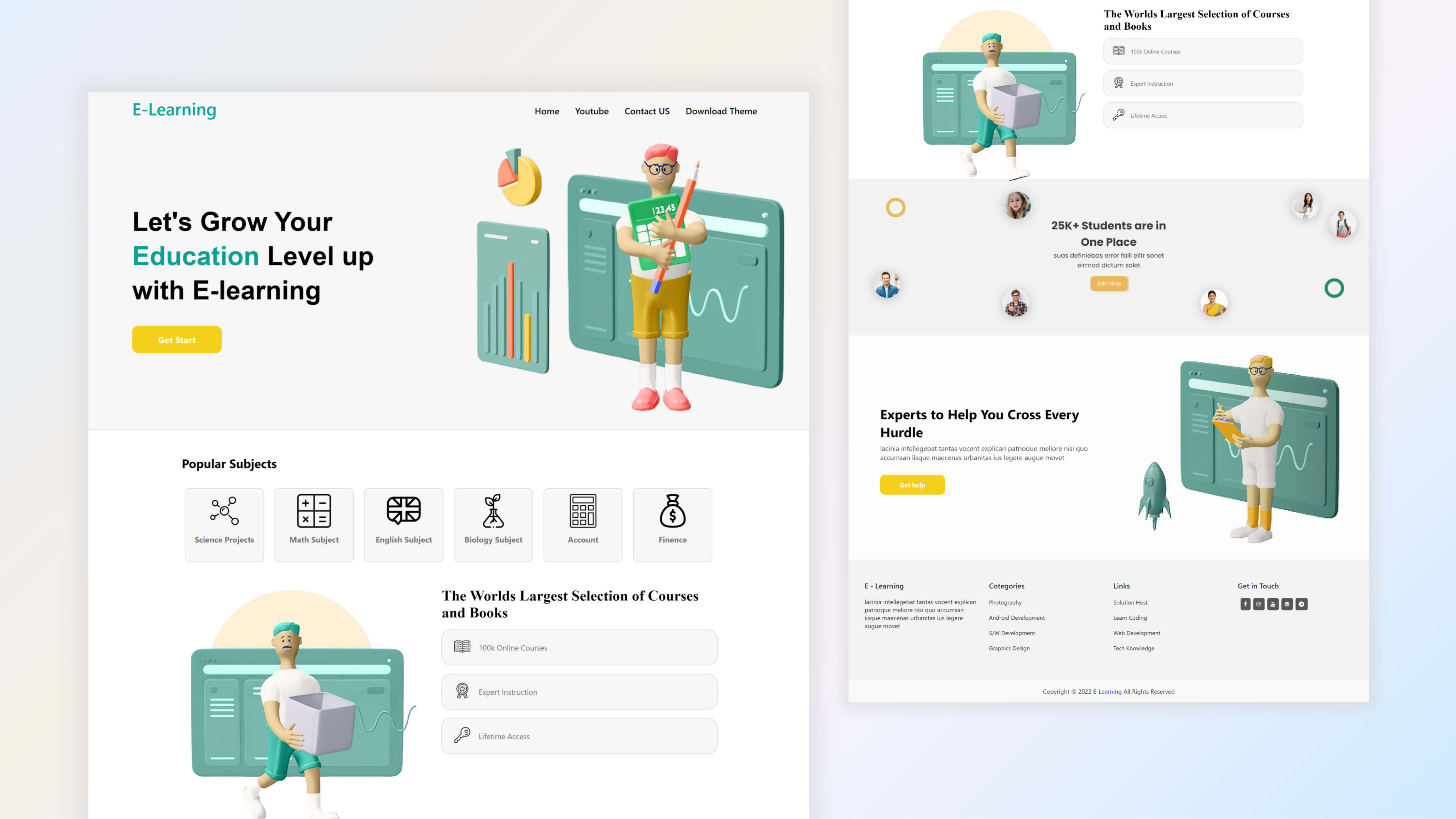 E Blogger E-Learning Blogger Template