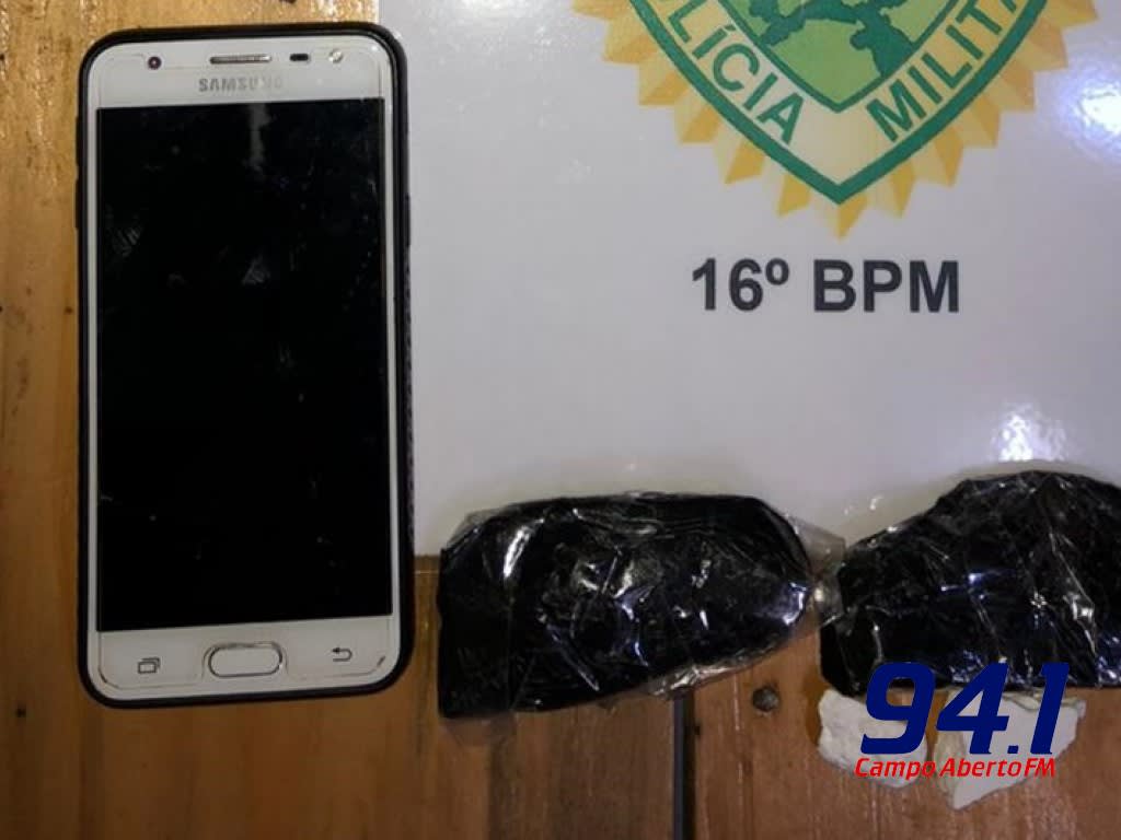 Laranjeiras: PM realiza duas apreensÃµes de drogas e apreende maconha no centro e cocaÃ­na no bairro Palmeiras