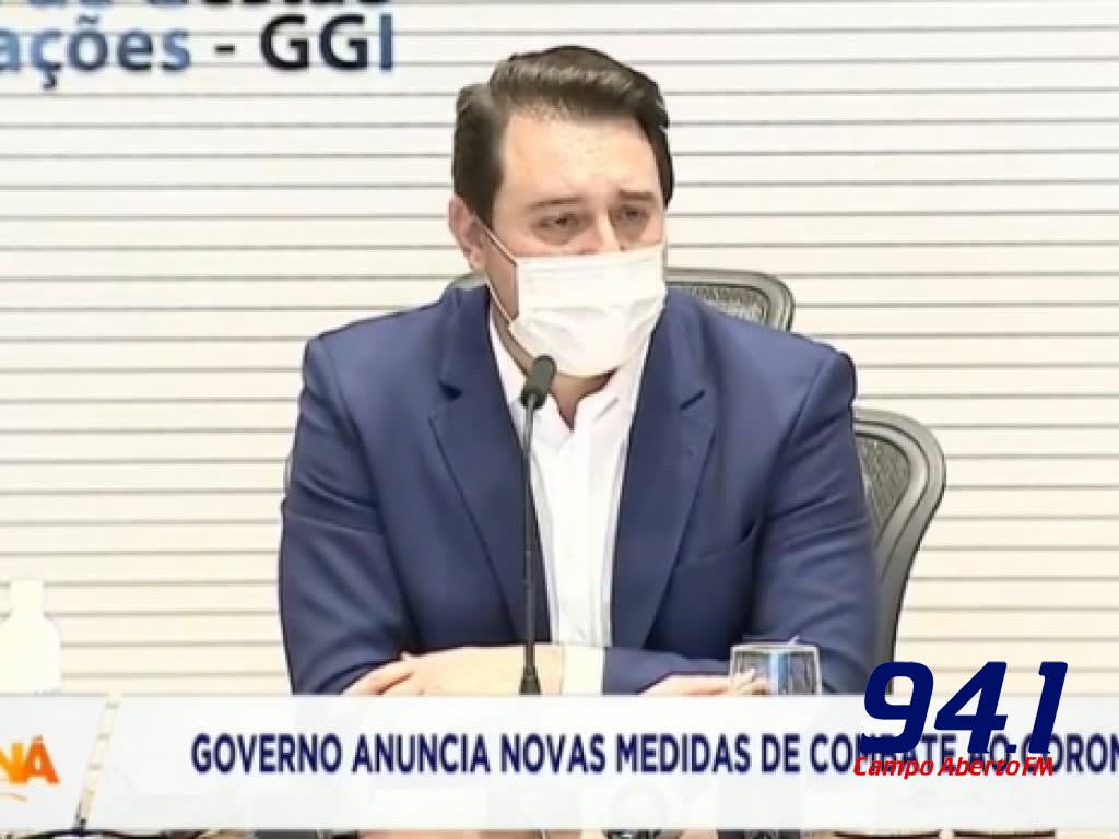 Em dia com recorde de casos e Ã³bitos, Governo do PR suspende serviÃ§os nÃ£o essenciais em sete regionais. Veja as medidas