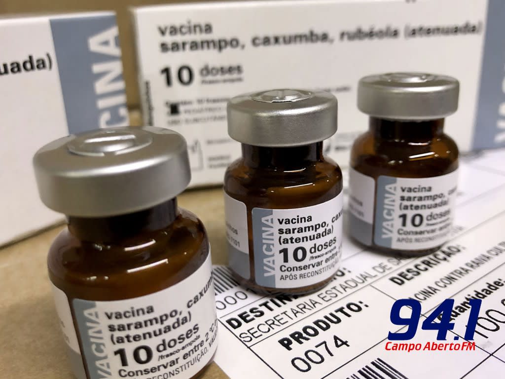 Campanha de vacinaÃ§Ã£o contra o sarampo segue atÃ© agosto em Laranjeiras do Sul