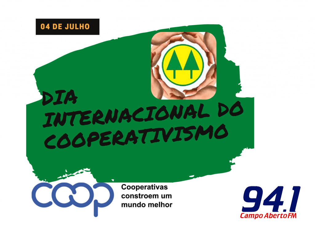 DIA INTERNACIONAL DO COOPERATIVISMO: Dia de celebrar a forÃ§a da cooperaÃ§Ã£o que transforma vidas e contribui para um mundo mais fraterno