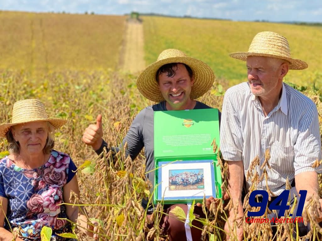 Agricultor paranaense ganha prêmio de produtividade de soja sem aplicar inseticida