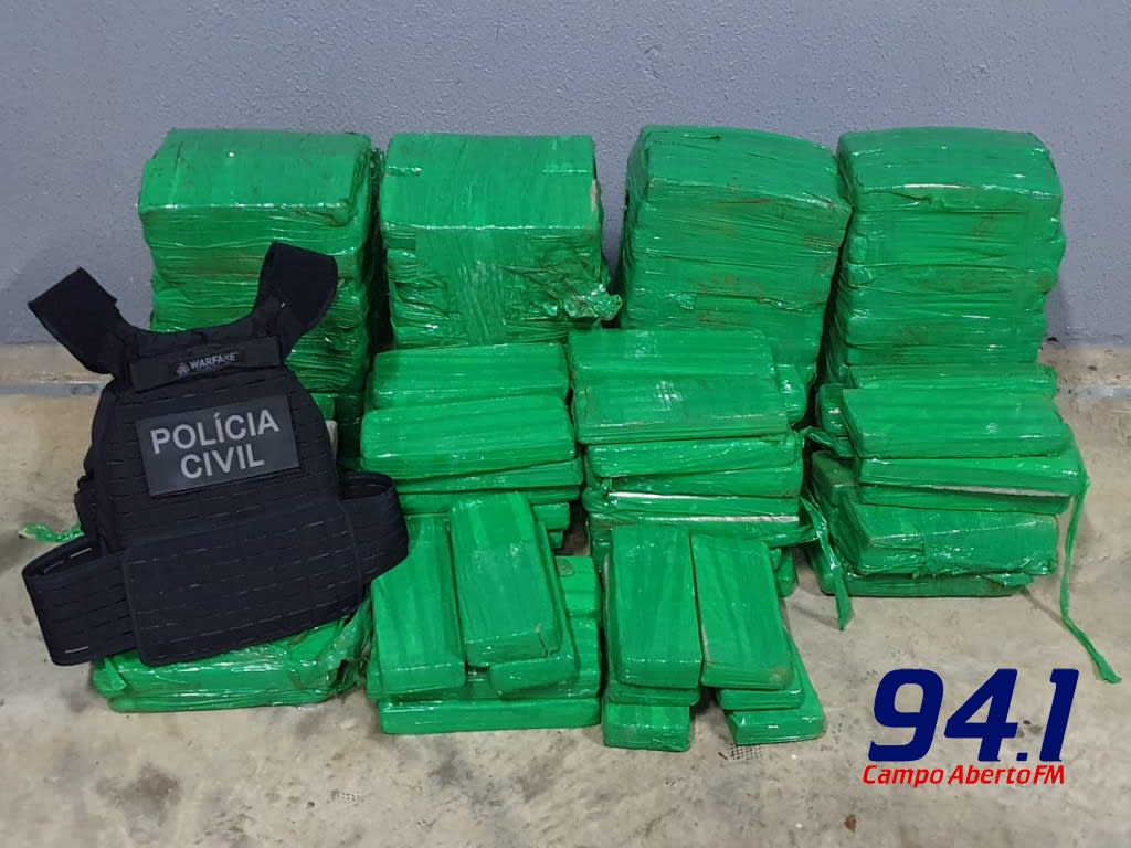 Laranjeiras: Policia Civil e PRF apreendem 150kg de maconha na BR 277 prÃ³ximo ao pedÃ¡gio