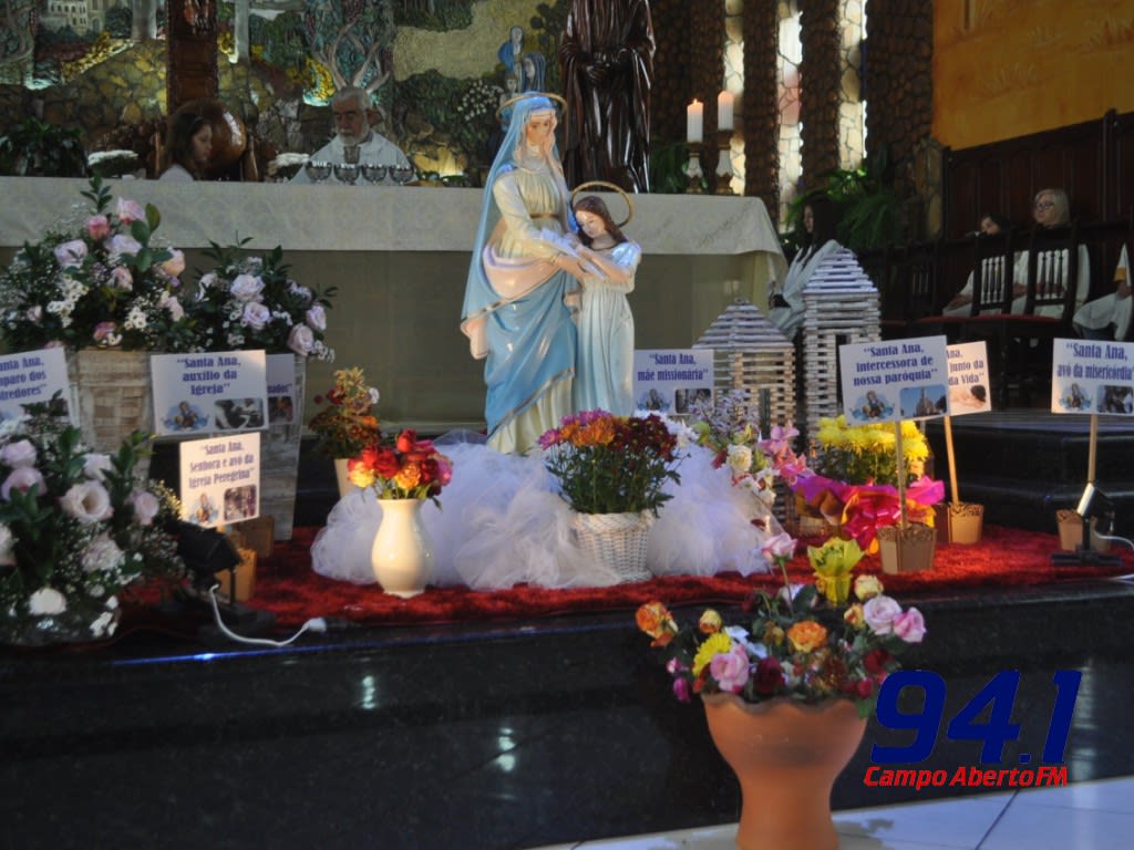 Laranjeiras: ParÃ³quia Santana vai realizar missa especial para os avÃ³s