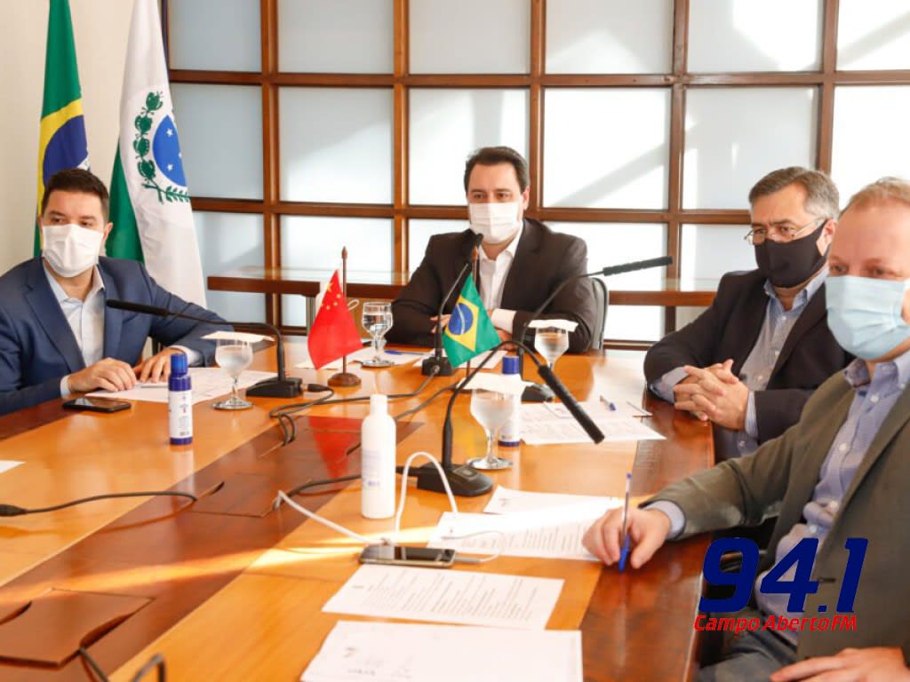 Governo fecha parceria com a China para produzir vacina contra a Covid no ParanÃ¡