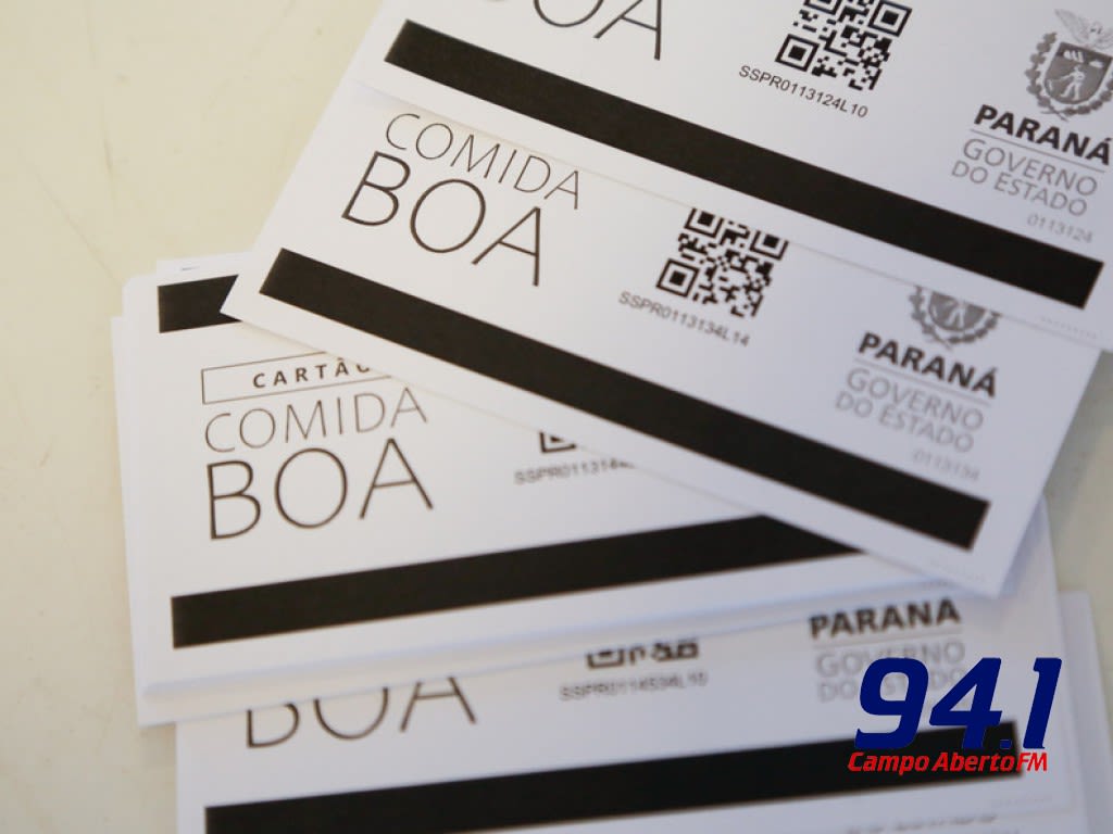 Prazo para utilizaÃ§Ã£o do CartÃ£o Comida Boa encerra na prÃ³xima sexta-feira, 7