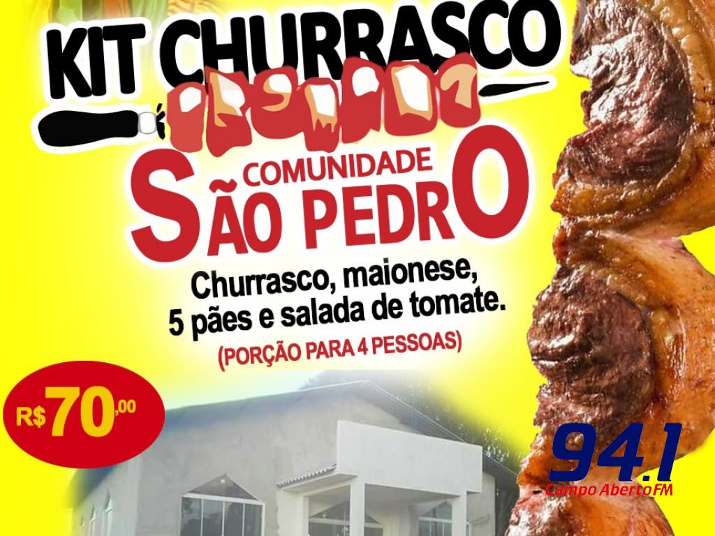 Comunidade SÃ£o Pedro cidade realizarÃ¡ festa em sistema drive thru