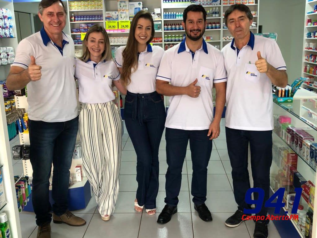 De portas abertas em Nova Laranjeiras a filial FarmÃ¡cias Santa Terezinha
