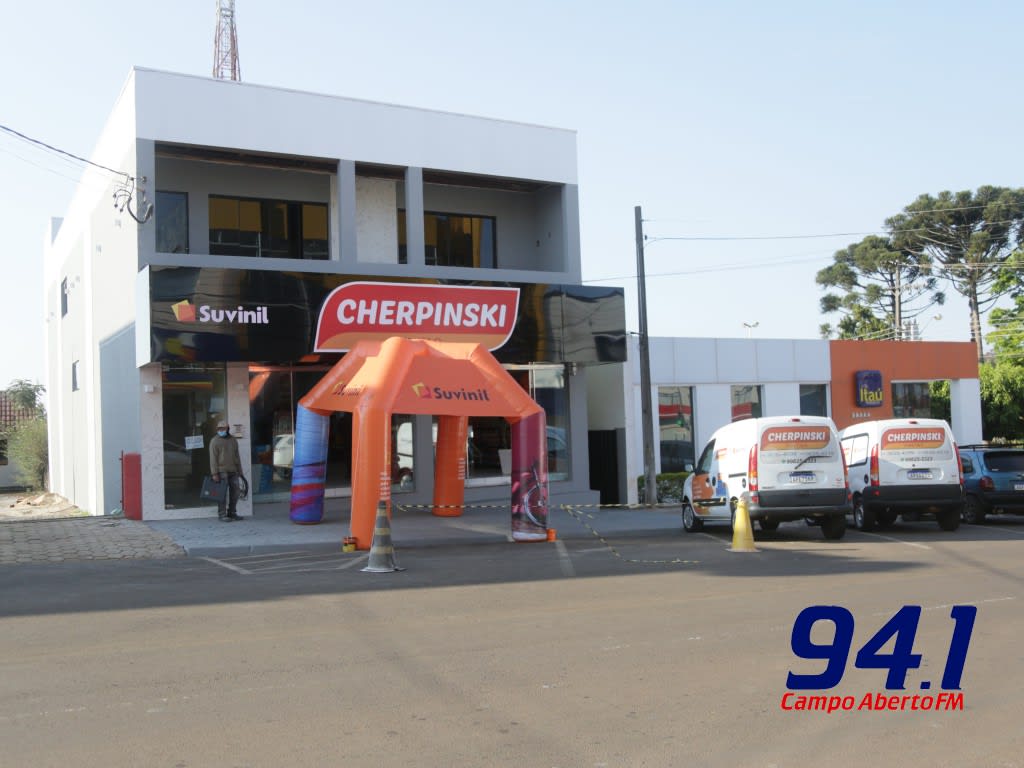 Cherpinski Tintas inaugura sede prÃ³pria em Laranjeiras do Sul