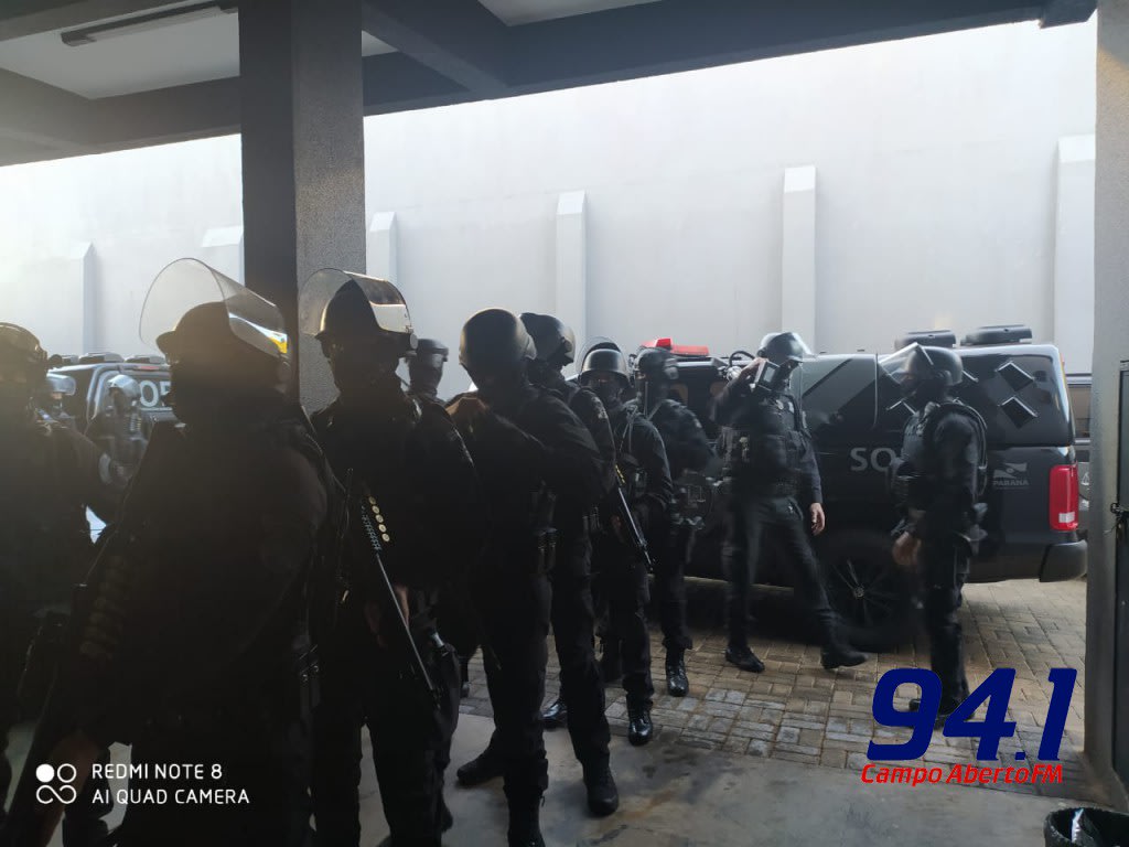 OperaÃ§Ã£o bate-grade nesta quarta-feira na cadeia de Laranjeiras do Sul