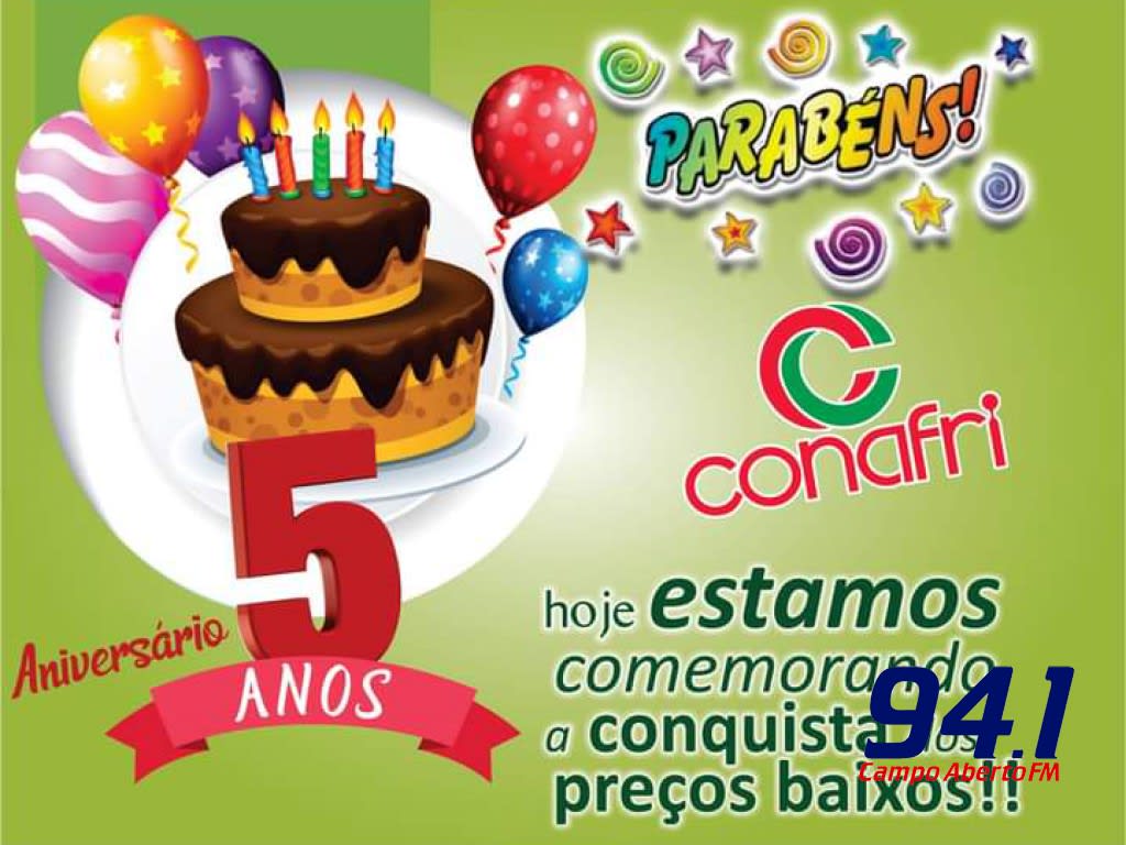 PromoÃ§Ã£o Conafri 5 anos em Laranjeiras do Sul