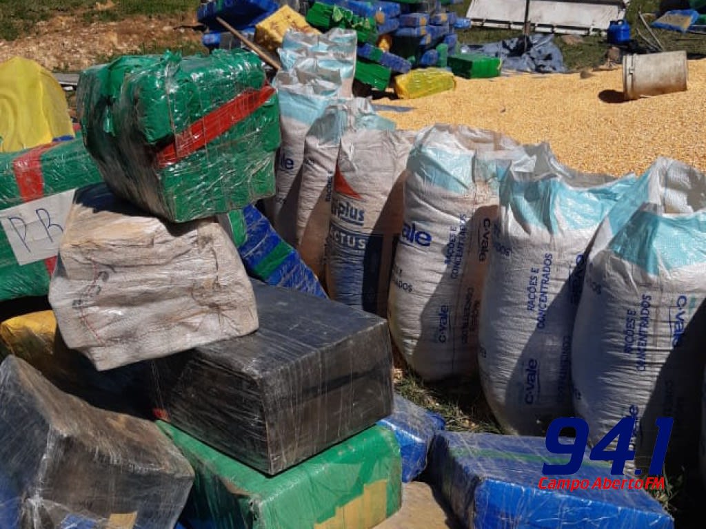 Irati: PRF apreende 10 toneladas de maconha e atinge a marca de 100 toneladas no ParanÃ¡