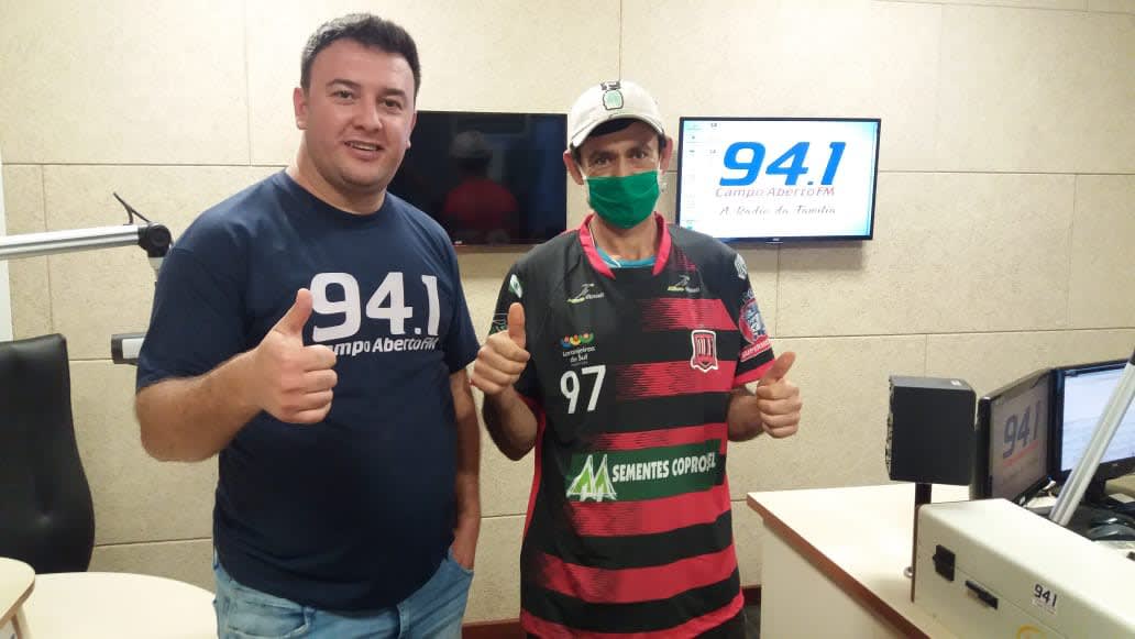 Ouvinte Campo Aberto FM de Laranjeiras do Sul é o ganhador da camisa do Operário Futsal 