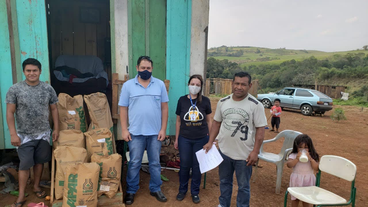 IDR-ParanÃ¡ atende famÃ­lias em vulnerabilidade social na regiÃ£o de Laranjeiras do Sul 