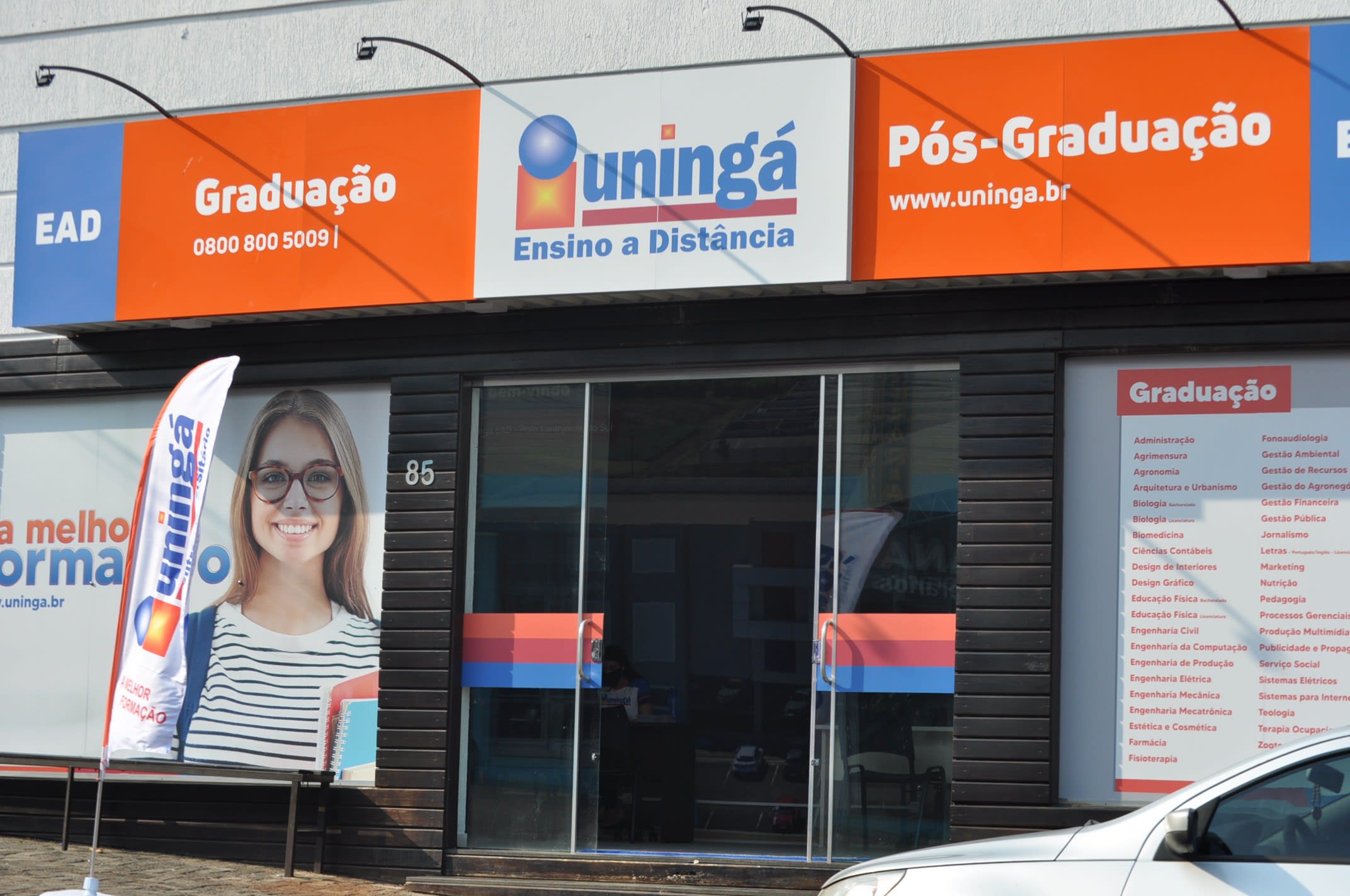 De portas abertas em Laranjeiras do Sul o Centro UniversitÃ¡rio UningÃ¡