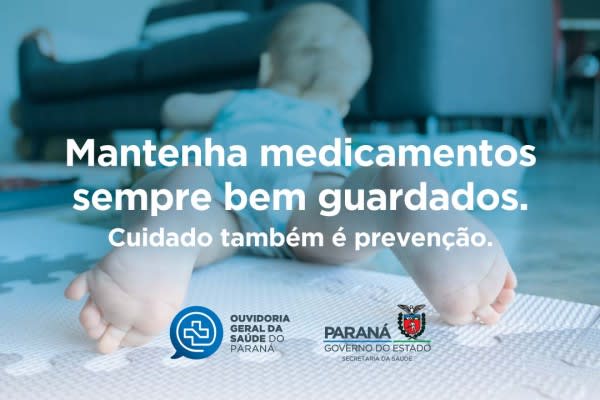 Intoxicações na infância representam 18% do total de registros no Paraná; riscos crescem com isolamento