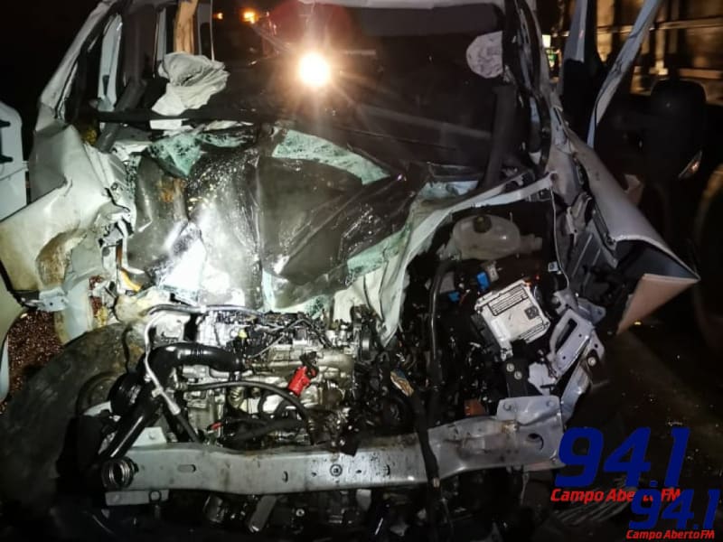 Laranjeiras: Grave acidente na BR 277 no trevo de acesso a Marquinho deixa uma pessoa morta