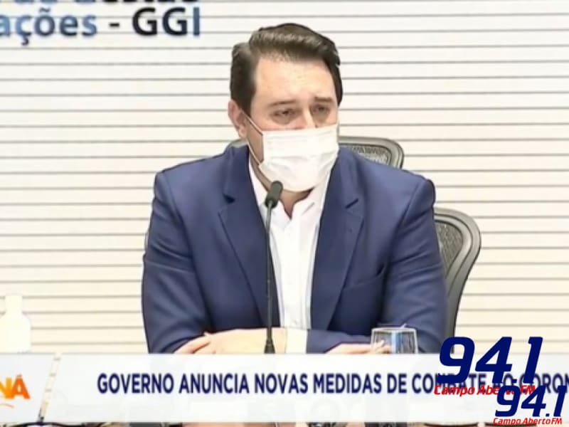 Em dia com recorde de casos e Ã³bitos, Governo do PR suspende serviÃ§os nÃ£o essenciais em sete regionais. Veja as medidas