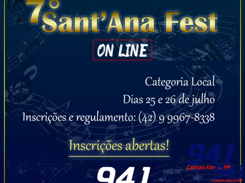 13 interpretes estÃ£o inscritos no Santana Fest 2020 na live