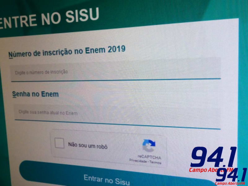 Termina nesta sexta-feira prazo de inscriÃ§Ãµes para o Sisu