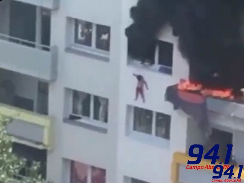 Mundo: Duas crianÃ§as saltam de mais de 10 metros para escapar de incÃªndio na FranÃ§a