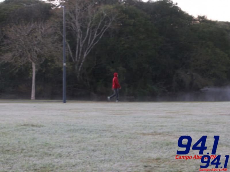Onda de frio derruba temperaturas no PaÃ­s