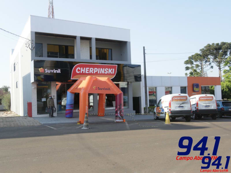 Cherpinski Tintas inaugura sede prÃ³pria em Laranjeiras do Sul