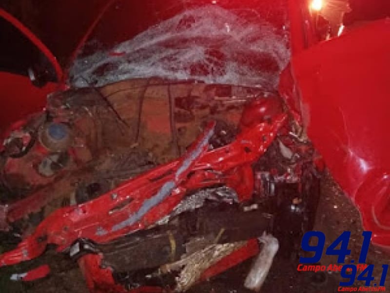 Pitanga: Acidente trÃ¡gico resulta em duas mortes , os dois condutores perderam a vida