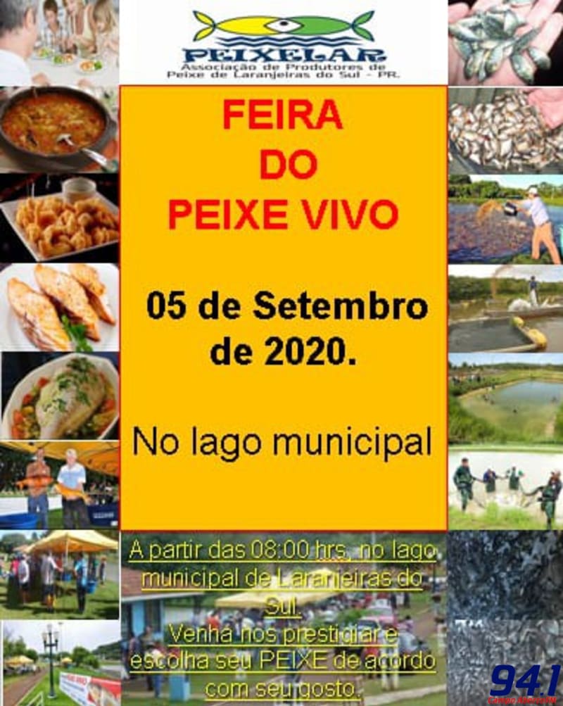 AmanhÃ£ (05) tÃªm feira do peixe vivo