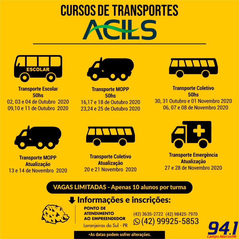 Treinamentos sÃ£o retomados na Acils