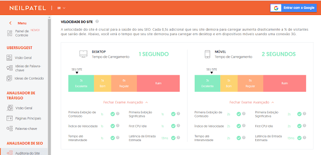 Seu mini site na velocidade da luz mini site blogger