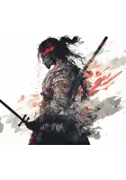 Plakatas „Samurajus su šarvais“ – anime plakatas | Framein – miniatiūra 1