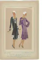 Mados plakatas „Vintažinė mada, Très Parisien 1926 2“ – mados plakatas | Framein – miniatiūra 1