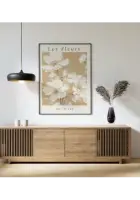 Paveikslas „Gėlių siena“ – botanikos plakatas | Framein – miniatiūra 2