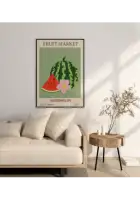Reklaminis plakatas „Vaisių turgelis 2“ – virtuvės plakatas | Framein – miniatiūra 2
