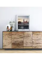 Kelionės plakatas „Kauno panorama“ – kelionių plakatas | Framein – miniatiūra 2