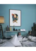 Minimalistinis plakatas „Sumo imtynininkas“ – minimalistinis plakatas | Framein – miniatiūra 2