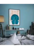 Minimalistinis plakatas „Džinsai“ – minimalistinis plakatas | Framein – miniatiūra 2