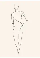 Minimalistinis plakatas „Kūnas 4“ – minimalistinis plakatas | Framein – miniatiūra 1