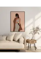 Modernaus meno plakatas „Asmenukė“ – modernaus meno plakatas | Framein – miniatiūra 2