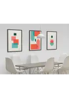Paveikslas „Bauhaus Spalvotos formos 3“ – meno plakatas | Framein – miniatiūra 1