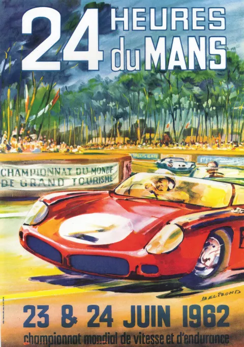 Vintažinis lenktynių plakatas „Buenos Airių 1000 km · Lotus · 1940“ – vintažinis lenktynių plakatas | Framein